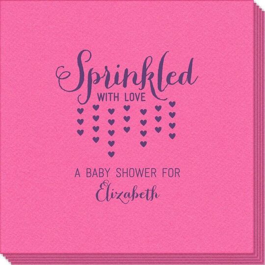 Sprinkled with Love Linen Like Napkins