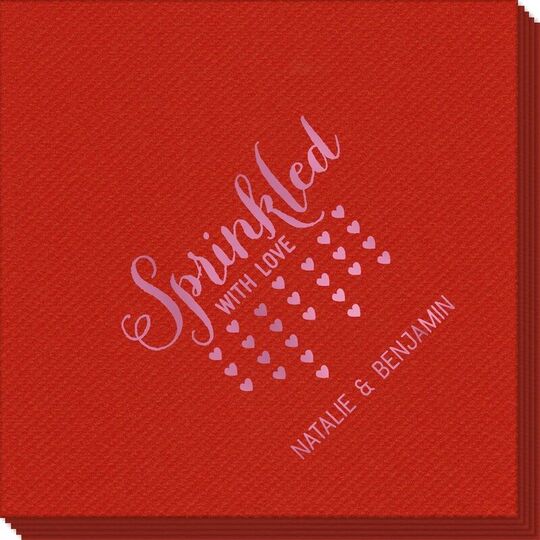 Sprinkled with Love Linen Like Napkins