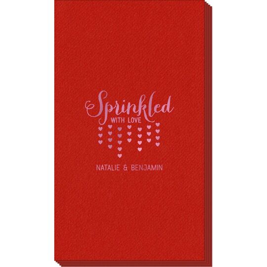 Sprinkled with Love Linen Like Guest Towels