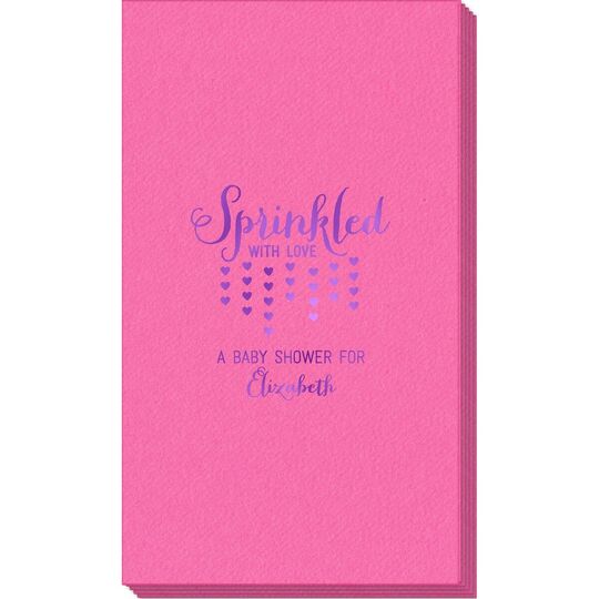 Sprinkled with Love Linen Like Guest Towels