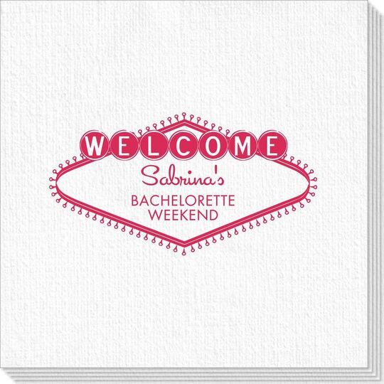 Welcome Marquee Deville Napkins