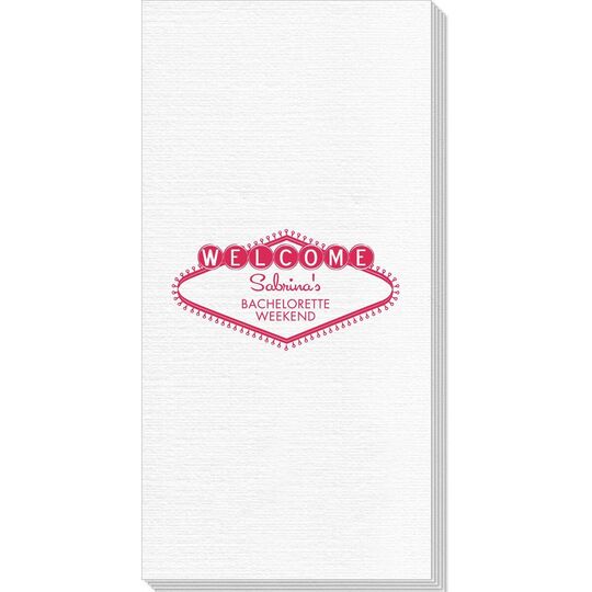 Welcome Marquee Deville Guest Towels