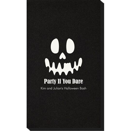 Ghost Face Linen Like Guest Towels