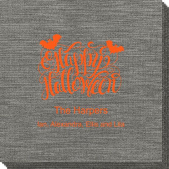 Happy Halloween Bamboo Luxe Napkins