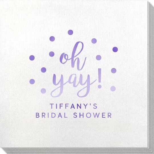 Confetti Dots Oh Yay! Bamboo Luxe Napkins