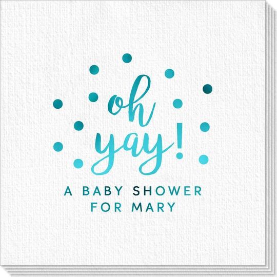 Confetti Dots Oh Yay! Deville Napkins