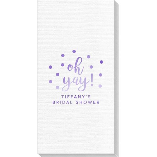 Confetti Dots Oh Yay! Deville Guest Towels