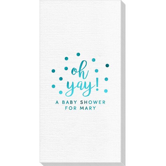 Confetti Dots Oh Yay! Deville Guest Towels