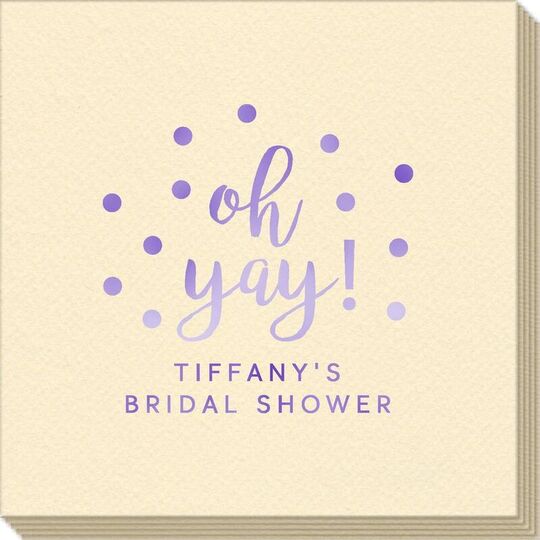 Confetti Dots Oh Yay! Linen Like Napkins