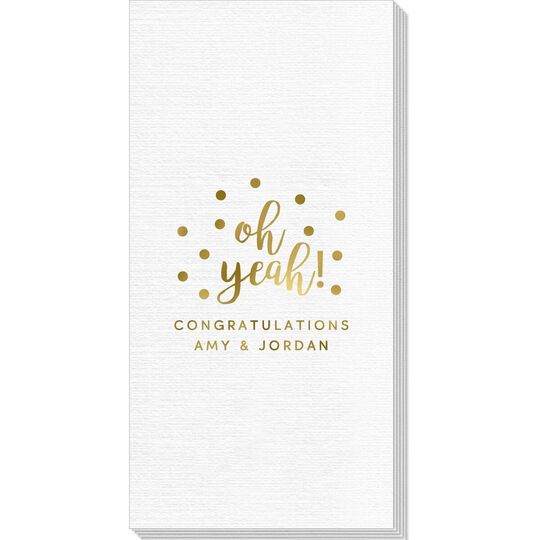 Confetti Dots Oh Yeah! Deville Guest Towels