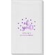 Confetti Dots Oh Yeah! Linen Like Guest Towels Image 3 of 4
