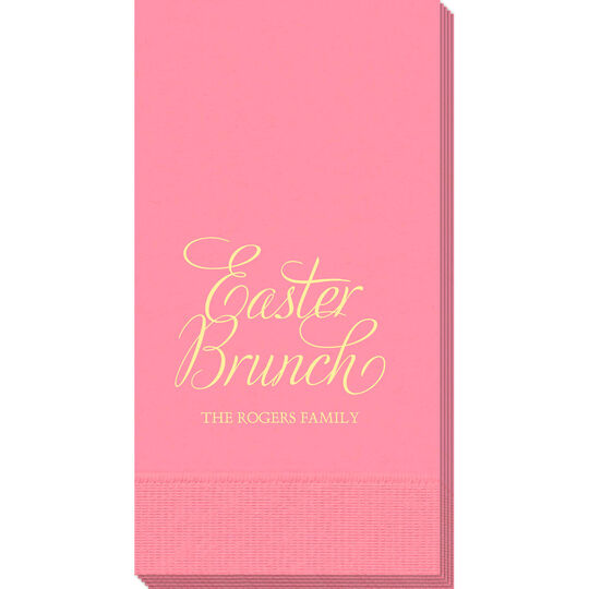 Easter Brunch Guest Towels