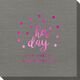 Confetti Dots Her Day Bamboo Luxe Napkins Image 2 of 3
