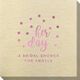 Confetti Dots Her Day Bamboo Luxe Napkins Image 1 of 3