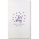 Confetti Dots Her Day Bamboo Luxe Guest Towels Image 2 of 3