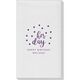 Confetti Dots Her Day Linen Like Guest Towels Image 2 of 3