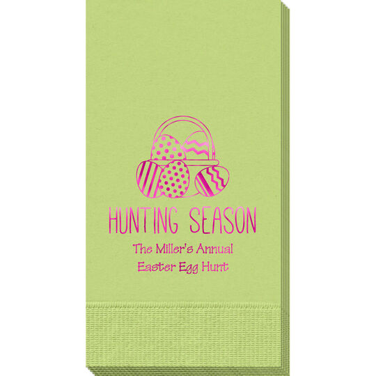 Hunting Season Easter Guest Towels