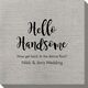 Hello Handsome Bamboo Luxe Napkins Image 1 of 2