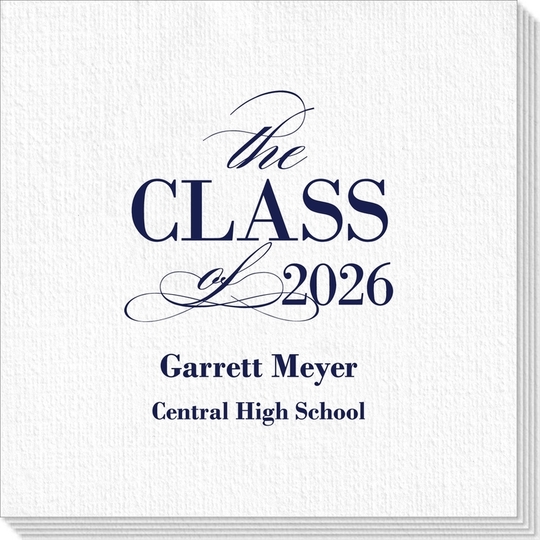 Classic Class of Graduation Deville Napkins