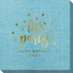 Confetti Dots Let's Party Bamboo Luxe Napkins Image 5 of 5