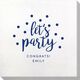 Confetti Dots Let's Party Bamboo Luxe Napkins Image 3 of 5