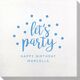 Confetti Dots Let's Party Bamboo Luxe Napkins Image 4 of 5