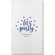 Confetti Dots Let's Party Bamboo Luxe Guest Towels Image 2 of 5