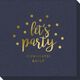 Confetti Dots Let's Party Linen Like Napkins Image 3 of 5