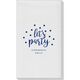 Confetti Dots Let's Party Linen Like Guest Towels Image 2 of 5
