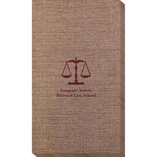 Scales of Justice Bamboo Luxe Guest Towels