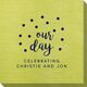 Confetti Dots Our Day Bamboo Luxe Napkins Image 3 of 4