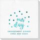 Confetti Dots Our Day Deville Napkins Image 4 of 4