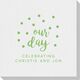 Confetti Dots Our Day Linen Like Napkins Image 3 of 4