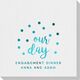 Confetti Dots Our Day Linen Like Napkins Image 4 of 4
