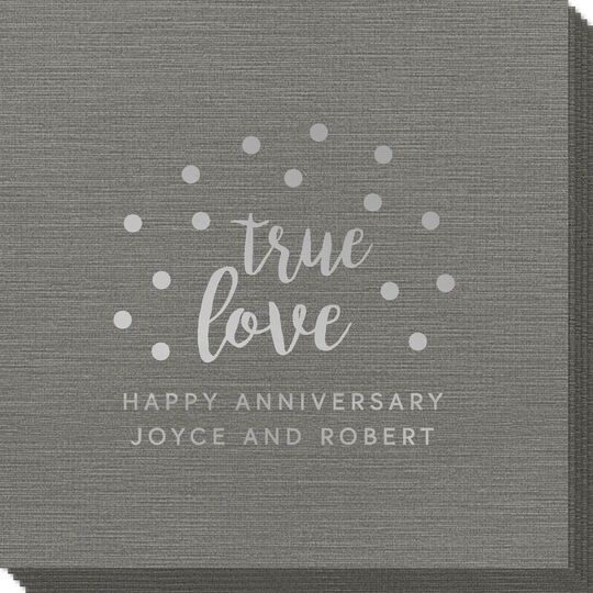 Confetti Dots True Love Bamboo Luxe Napkins