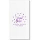Confetti Dots True Love Deville Guest Towels Image 1 of 2