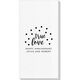 Confetti Dots True Love Deville Guest Towels Image 2 of 2