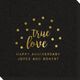 Confetti Dots True Love Linen Like Napkins Image 2 of 2