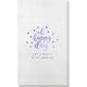 Confetti Dots Oh Happy Day Bamboo Luxe Guest Towels Image 1 of 3