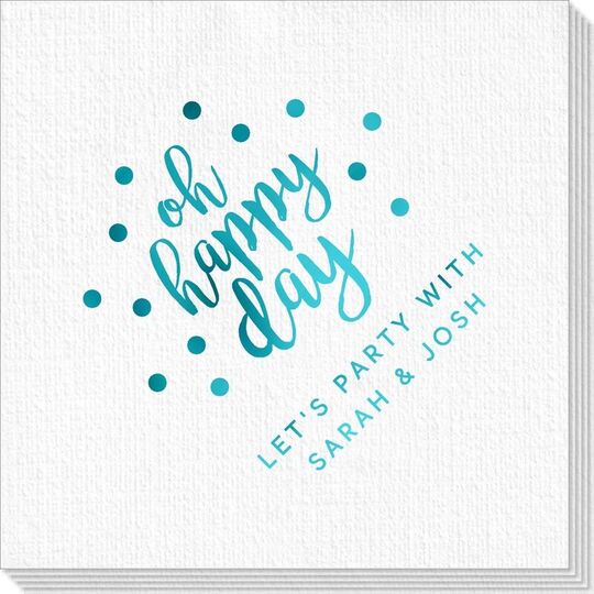 Confetti Dots Oh Happy Day Deville Napkins