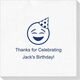 Party Hat Emoji Deville Napkins Image 1 of 2