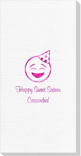 Party Hat Emoji Deville Guest Towels