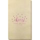 Confetti Dots Cheers Bamboo Luxe Guest Towels Image 2 of 5