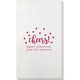 Confetti Dots Cheers Bamboo Luxe Guest Towels Image 3 of 5