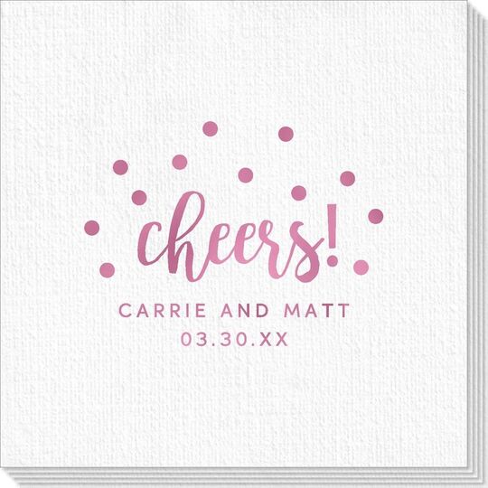 Confetti Dots Cheers Deville Napkins