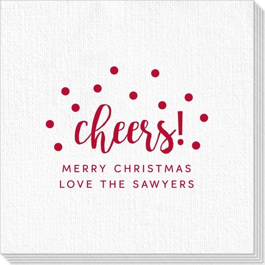 Confetti Dots Cheers Deville Napkins