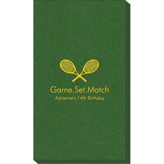 Tennis Linen Like Guest Towels