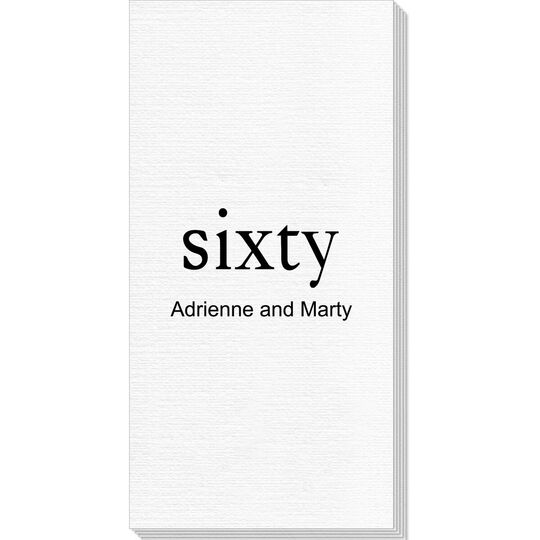 Big Number Sixty Deville Guest Towels