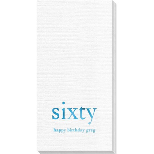 Big Number Sixty Deville Guest Towels