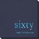 Big Number Sixty Linen Like Napkins Image 1 of 2